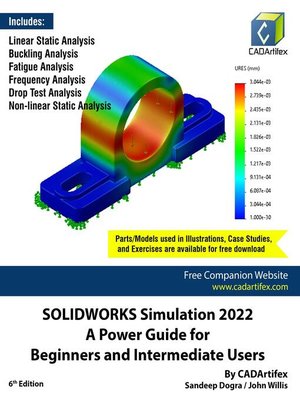 cover image of SOLIDWORKS Simulation 2022